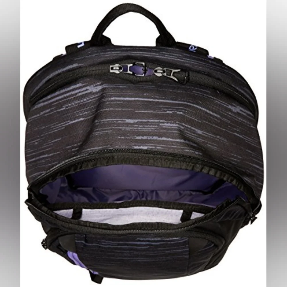 NWT Adidas Unisex Mission Plus Backpack Looper Black/Light Flash Purple